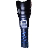 Everton RT-397 Profesyonel El Feneri | 50W – 5000 Lümen – 4800 Mah – 5 Mod – Type-C – Zoomlu – Dijital Göstergeli - 4