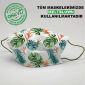 Yaprak Desen Maske (5 Adet) - 1