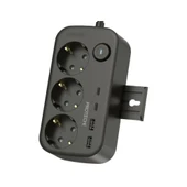 LP763A Akıllı Priz, Çift USB Girişli, Güvenlik Kapaklı, Dayanıklı ve Şık Tasarım | HZLSTORE thumbnail 1