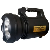 Gold Police GP-607 Şarjlı El Feneri 30 W (Projektör) thumbnail 1