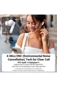 Ugreen Kulaklıklar Kablosuz HiTune T3 Pro Aktif işlemci Önleyici - Beyaz - 4