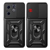 İnfinix Smart 8 Kılıf Magnetik Standlı Kamera Korumalı Sürgülü Vega Kapak thumbnail 8