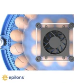 Mz-80/240 Çift Viyollü Tam Otomatik Kuluçka Makinesi Wifi Ampul Kamera Hediyeli Çiftlik Tipi - 5