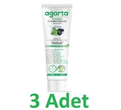 Agarta Doğal Aktif Karbonlu Diş Macunu 100 ml x 3 adet - 1