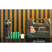 Powerdex PD-12800 Su Geçirmez 45 Watt 4500 Lümen 12800mAH Pil Süper Güçlü LED Profesyonel Şarjlı El Feneri - 1