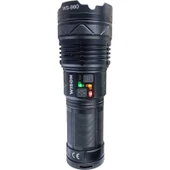 Wison 980 Profesyonel Zoomlu El Feneri | 60W – 6000 Lümen – 13.200 Mah – Type‑c – Metal Gövde thumbnail 4