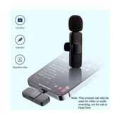 K9 Android Uyumlu Kablosuz Yaka Mikrofonu – Gürültü Engelleme, Uzun Menzil, Profesyonel Ses Kalitesi, Tak-Çalıştır Kullanım thumbnail 4