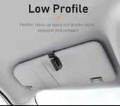 Baseus Platinum Araç Gözlük Klipsi (Kıskaçlı Tip) Siyah - 1