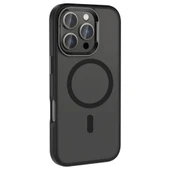 iPhone 16 Pro Kılıf M-safe Şarj Özellikli Parlak Kamera Çerçeveli Kost Kapak thumbnail 2