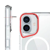 iPhone 16 Plus Kılıf M-safe Şarj Özellikli T-Max M-safe Kapak thumbnail 6