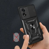 Oppo A38 Kılıf Magnetik Standlı Kamera Korumalı Sürgülü Vega Kapak thumbnail 5