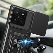 Xiaomi 14T Pro Kılıf Magnetik Standlı Kamera Korumalı Sürgülü Vega Kapak thumbnail 4