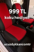 OTOMOBİL KOLTUK KILIFI KIRMIZI RENK - 1