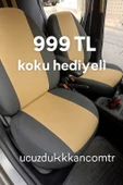 OTOMOBİL KOLTUK KILIFI BEJ RENK - 1