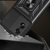 Oppo A38 Kılıf Magnetik Standlı Kamera Korumalı Sürgülü Vega Kapak thumbnail 3