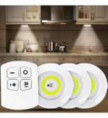 Uzaktan Kumandalı Yapışkanlı 3’lü Led Spot Lamba (5250) - 5