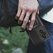 Honor 200 Kılıf Magnetik Standlı Kamera Korumalı Sürgülü Vega Kapak thumbnail 10