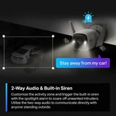 TP-Link Tapo C325WB 2K QHD Renkli Gece Görüşlü Wi-Fi Güvenlik Kamerası thumbnail 5