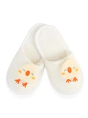 Bebitof %100 Pamuk Civciv Desenli Bebek Bornoz Seti BBTF.EKR.30038 - 10