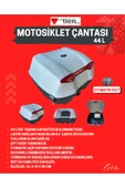 BİKE SKY Tien 44 Litre Motosiklet Çantası - Gri - OTOMATİK KİLİT thumbnail 1