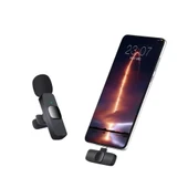 K9 Android Uyumlu Kablosuz Yaka Mikrofonu – Gürültü Engelleme, Uzun Menzil, Profesyonel Ses Kalitesi, Tak-Çalıştır Kullanım thumbnail 2