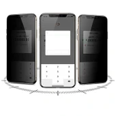 iPhone 16 Davin 5D Privacy Cam Ekran Koruyucu thumbnail 2