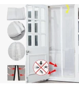 Mıknatıslı Kapı Sinekliği Tül Perde 105 x 210 cm (5250) - 4