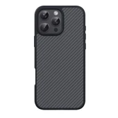 iPhone 16 Pro Kılıf M-safe Şarj Özellikli Karbon Fiber Tasarımlı Elnino Kapak thumbnail 2