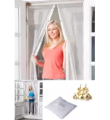 Mıknatıslı Kapı Sinekliği Tül Perde 105 x 210 cm (5250) - 2