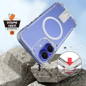 iPhone 16 Kılıf M-safe Şarj Özellikli T-Max Standlı Kapak thumbnail 5