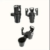 2’si 1 Arada Ayarlanabilir Araç Bardak Tutucu, Genişleyebilir Üst Kısım 3”-6.2”, Şişe Adaptörü, Araba Organizatörü, Daya - 8