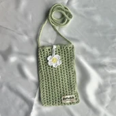 Pofuduk Hanmade Telefon Çantası PPB5 Açık Yeşil thumbnail 2