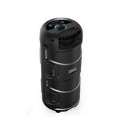 GD-2402 Dijital LED Göstergeli FM Radyolu Mikrofonlu RGB TWS Çift 4 inç Stereo Bass Kablosuz Karaoke Hoparlör thumbnail 7