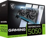 MSI GEFORCE RTX 5050 8G GAMING OC GDDR6 128B DX12 PCIE 5.0 X16 (3XDP 1XHDMI) thumbnail 2