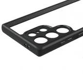 Samsung S24 Ultra Kılıf Kamera Korumalı Şeffaf Arka Yüzey New Roll Kapak thumbnail 3