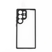 Samsung S24 Ultra Kılıf Kamera Korumalı Şeffaf Arka Yüzey New Roll Kapak thumbnail 1