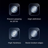 Joyroom JR-PF901 iPhone 13 Mini 2.5D Privacy Hayalet Ekran Koruyucu - 5