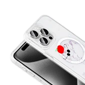 iPhone 15 Pro Kılıf M-Safe Şarj Özellikli Şeffaf Folk Sert Kapak thumbnail 8