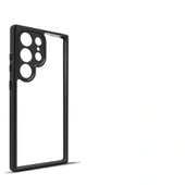 Samsung S24 Ultra Kılıf Kamera Korumalı Şeffaf Arka Yüzey New Roll Kapak thumbnail 5