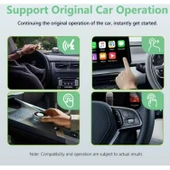 Ozmik  CarPlay Type-C/USB Kablosuz Android Otomatik Akıllı Dongle 2'si 1 Arada Adaptör 5.8Ghz WiFi thumbnail 8