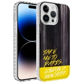 iPhone 12 Pro Kılıf Airbag Kenarlı Renkli Desenli Silikon Elegans Kapak thumbnail 1