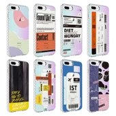 iPhone 7 Plus Kılıf Airbag Kenarlı Renkli Desenli Silikon Elegans Kapak thumbnail 2