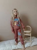 KIZ ÇOCUK BLUEY MODELLİ 3 İPLİK ŞARDONLU EŞOFMAN TAKIMI thumbnail 5