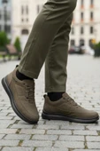 Dr.Flexer Haki Nubuk Hakiki Deri Ortopedik Erkek Casual Ayakkabı 252070 M - 3