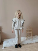 KIZ ÇOCUK YAKA FERMUARLI FİTİLLİ İSPANYOL PAÇA TAKIM thumbnail 2