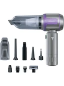ZUIDID AHV-19 Kablosuz Araç İçi Süpürge Mor 17000PA Güçlü Vakum Fırçasız Motor Üfleme & Vakum - 1