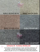 Sabit Masa Firkete Ayak 70x20 cm Marmo  4 Adet Esinti Sandalye - 4