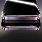 iPhone 13 2.5D Oliv Privacy Temperli Cam Ekran Koruyucu + Kolay Uygulama Aparatı thumbnail 7