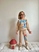 ERKEK ÇOCUK BLUEY MODELLİ 3 İPLİK ŞARDONLU EŞOFMAN TAKIMI thumbnail 1