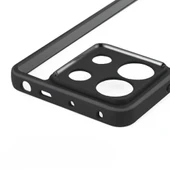 Xiaomi Redmi Note 13 Pro 5G Kılıf Kamera Korumalı Şeffaf Arka Yüzey New Roll Kapak thumbnail 3